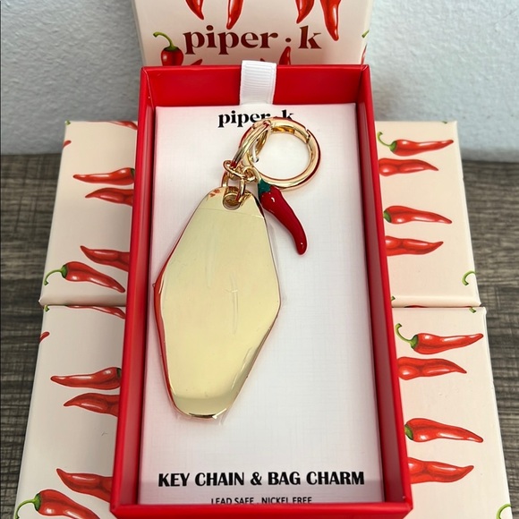 Piper K “Spice Up Your Life” Chili 🌶️ Pepper Bag Charm - Picture 5 of 5
